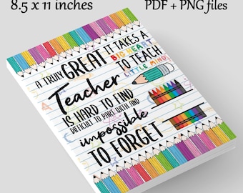 Lehrerbuch-Cover: 22 x 39 cm, Sublimationsdruck (Digitaler Download)