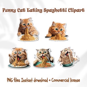 Feline Friends Sticker Set of 4 / Cat Meme Stickers / Kitten