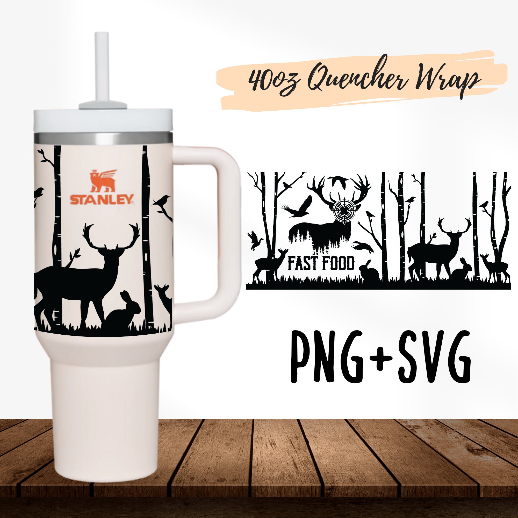 Stanley 40oz Quencher Wrap SVG, Stanley Sunflowers and Leopard Print SVG,  Tumbler Cup Wrap SVG, Download Cut Files for Cricut and Silhouette 