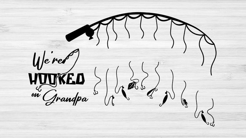 10 Names We Are Hooked on Daddy Svg Png Printable | Etsy