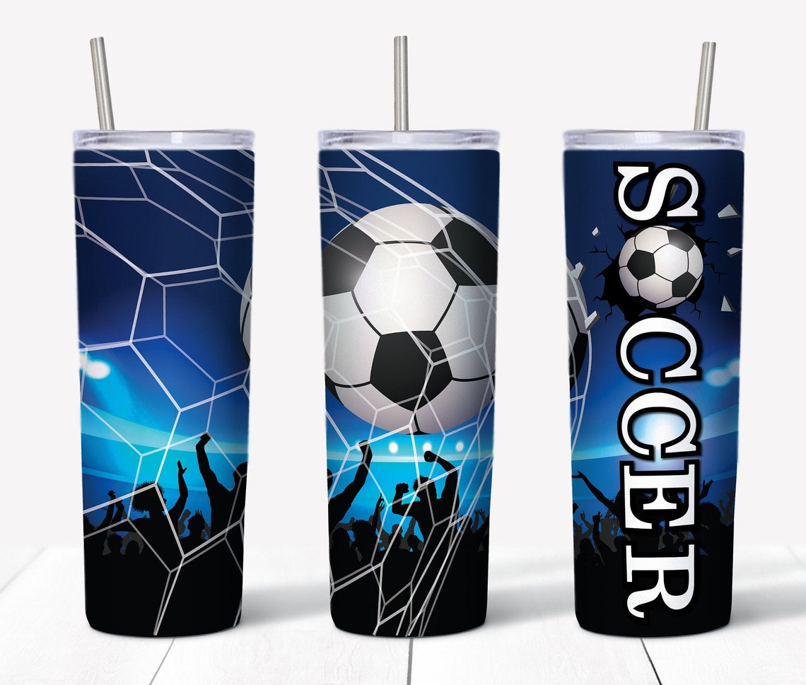Fútbol Tumbler Soccer Mom Sports Tumbler Full Tumbler Wrap Etsy