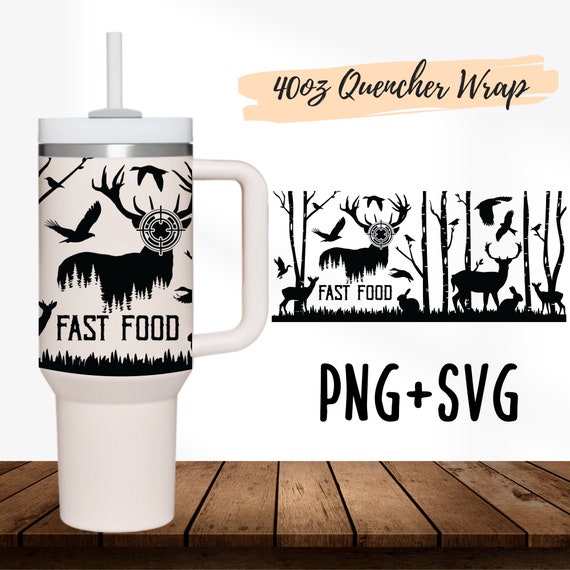 Tumbler Skins | Custom Skins & Wraps for Stanley Quencher 40 oz Tumbler | Carbon Fiber | Custom Vinyl Skin Wrap | Mighty Skins