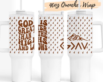 Highs and Lows 40 oz Tumbler, Christian Tumblers