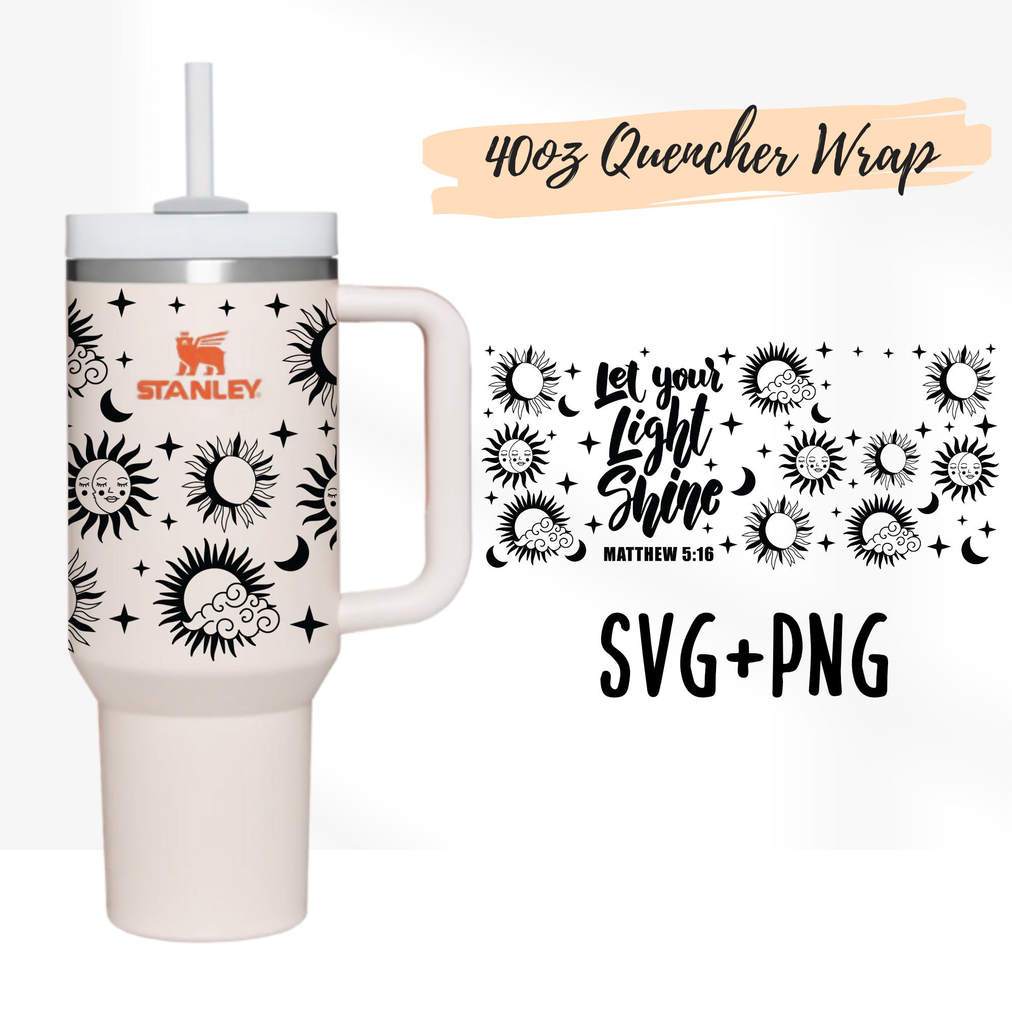 Stanley 40oz Quencher Wrap SVG, Stanley Sunflowers and Leopard Print SVG,  Tumbler Cup Wrap SVG, Download Cut Files for Cricut and Silhouette 