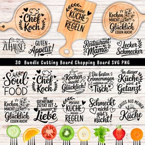 30 Bundle German Küche Plotter | German Kitchen Svg | German Kitchen Quotes |German sayings Svg, Cut For Cricut Silhouette Svg Png files