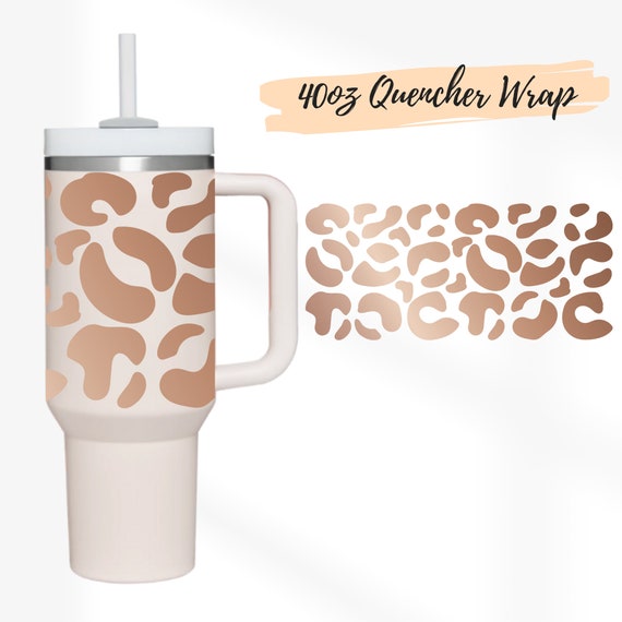 DIGITAL ONLY Stanley 40oz Quencher Wrap, Cheetah Print Leopard Print for  Cricut 