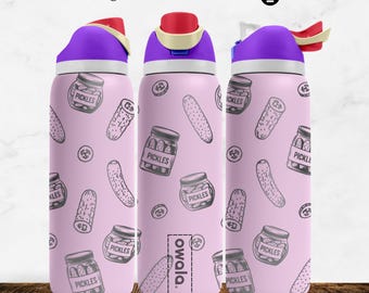 Pickle Lover Owala Tumbler Wrap: Laser Engraving SVG Template