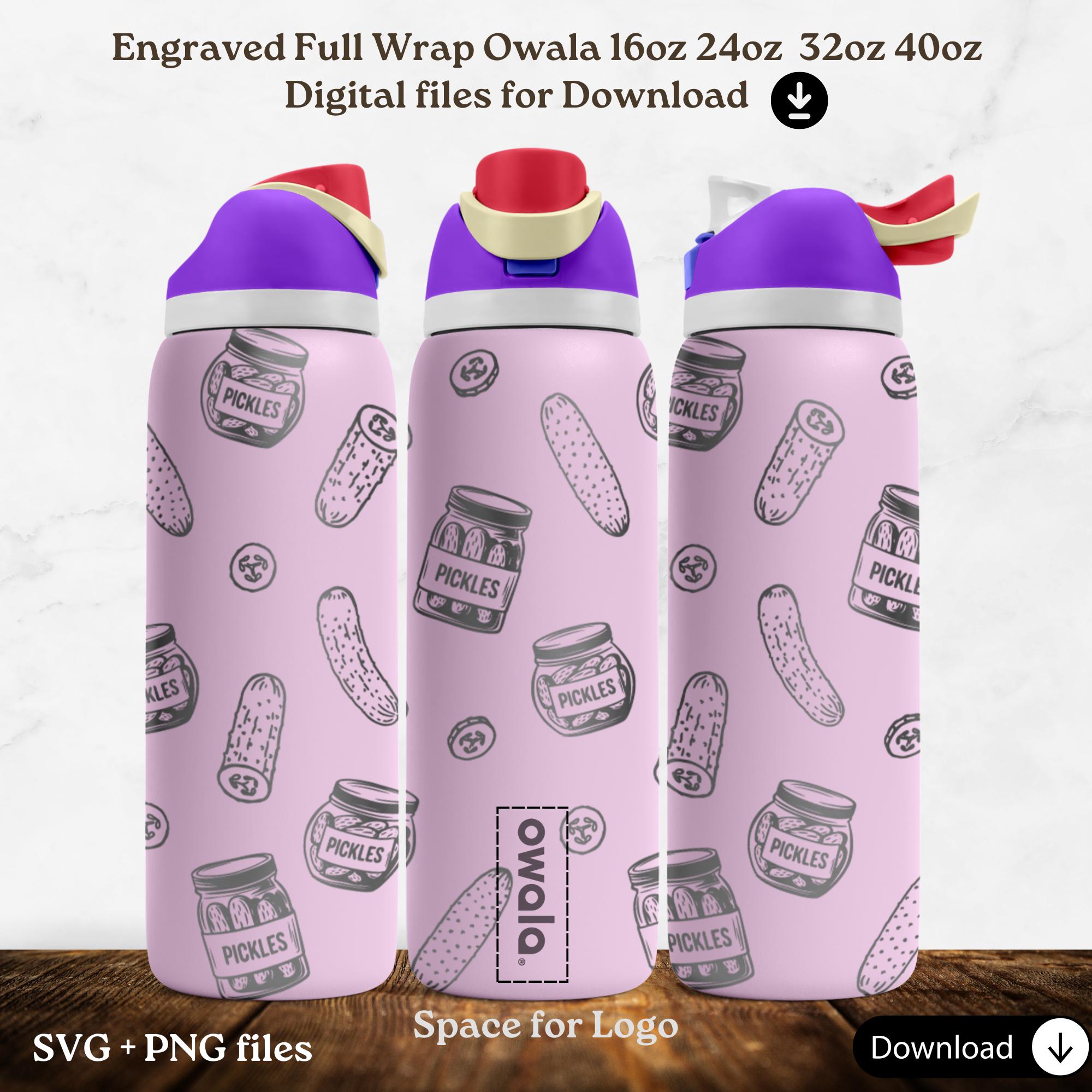 Pickle Lover Owala Tumbler Wrap: Laser Engraving SVG Template