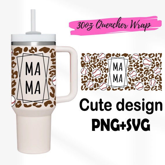 Stanley 40oz Tumbler, Leopard Tumbler, Mama Stanley, Mother's Day