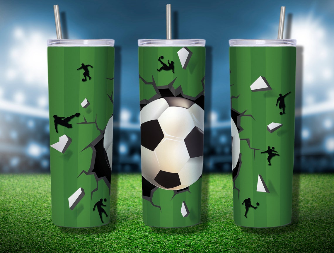 Soccer Tumbler Soccer Mom Sports Tumbler Full Tumbler Wrap Etsy