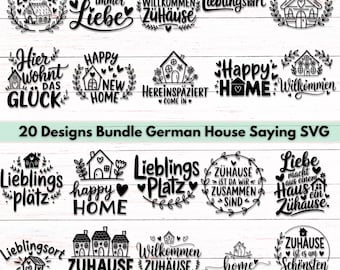 German House Saying SVG Bundle: Home Decor Quotes (Digital Download)