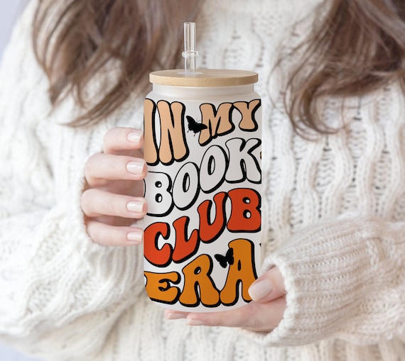5 files 16 20 25 oz Shirt Mug Design Bundle Sublimation In My Book Club Era | Book Lover Librarian Gift Bookish Bookworm Book Club PNG files