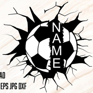Name Fussball svg, Fussball Decal svg, Fussball Shirt svg, Cricut, Name, Fußballspieler svg, Fussballer svg, Fußballer svg, Sport Mom svg cricut