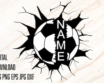 Name Soccer svg, Soccer Decal svg, Soccer shirt svg, cricut, name, Soccer player svg,Soccer  Team svg, soccer player,Sport Mom svg cricut