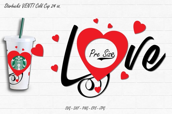 Download Heart Love Starbucks cup SVG Love Starbucks Svg Valentines ...