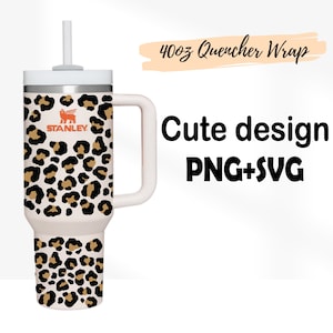 2 Designs 40oz Quencher Stanley Full Wrap Tumbler Warning the Girls ...