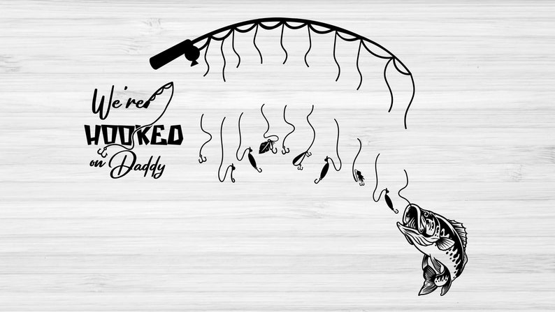 10 Names We Are Hooked on Daddy Svg Png Printable | Etsy