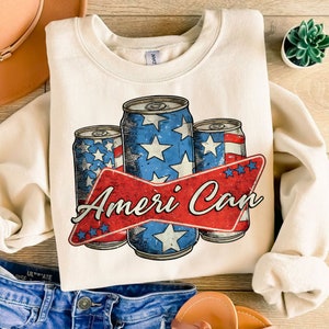 Ameri Can png, 4th Of July png, America png, Independence Day png, Patriotic png, USA flag png, Sublimation Designs, shirt png designs