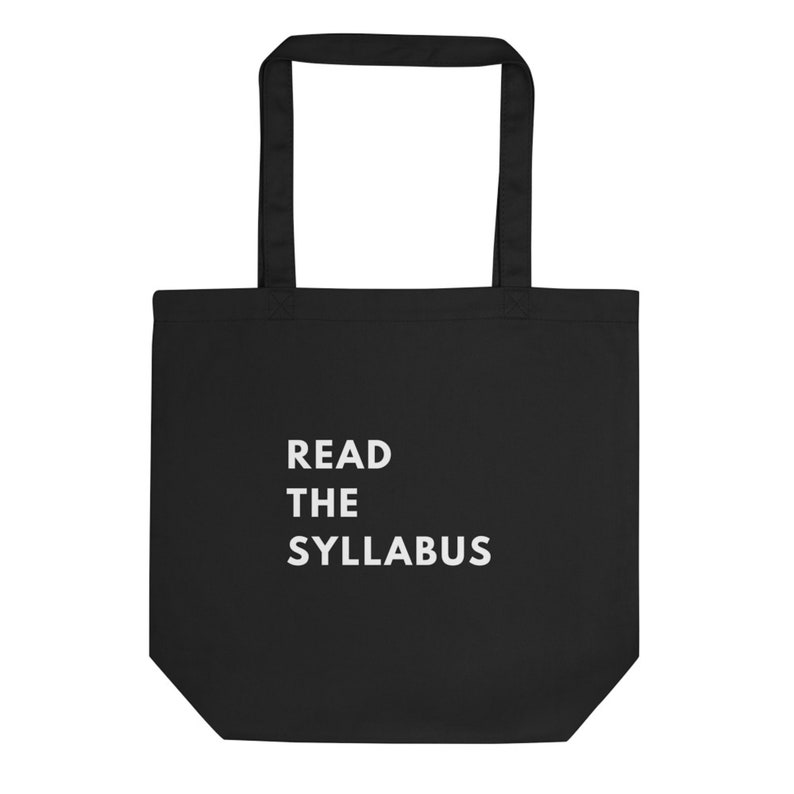 Read The Syllabus Tote Teacher Gifts Teacher Tote Bag