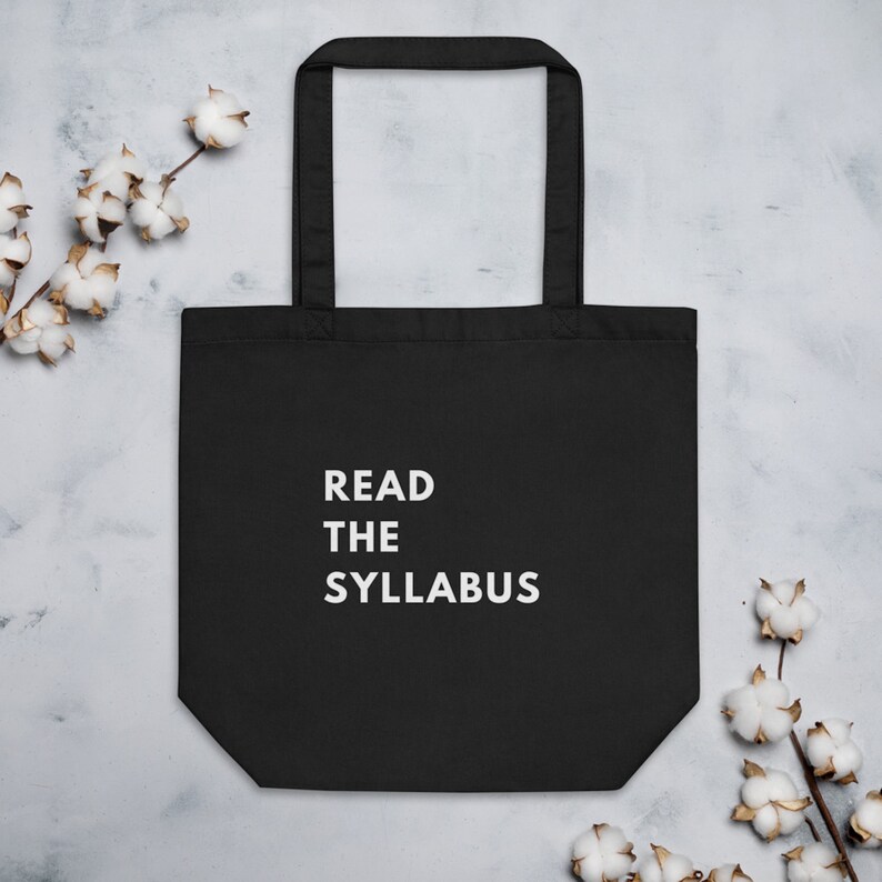 Read The Syllabus Tote Teacher Gifts Teacher Tote Bag