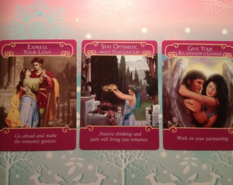 Romance Angel Tarot Spread//SAME DAY******* BOGO