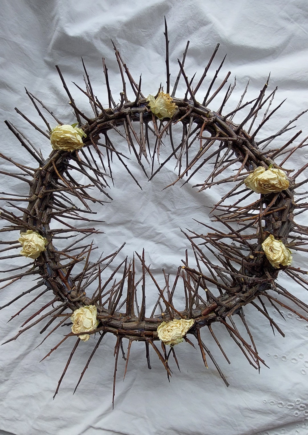 Couronne D’épines Authentique De Jérusalem – Reproduction Grandeur Nature Avec Certificat, Décoration Religieuse - 7