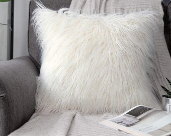 Shag Pillow Etsy