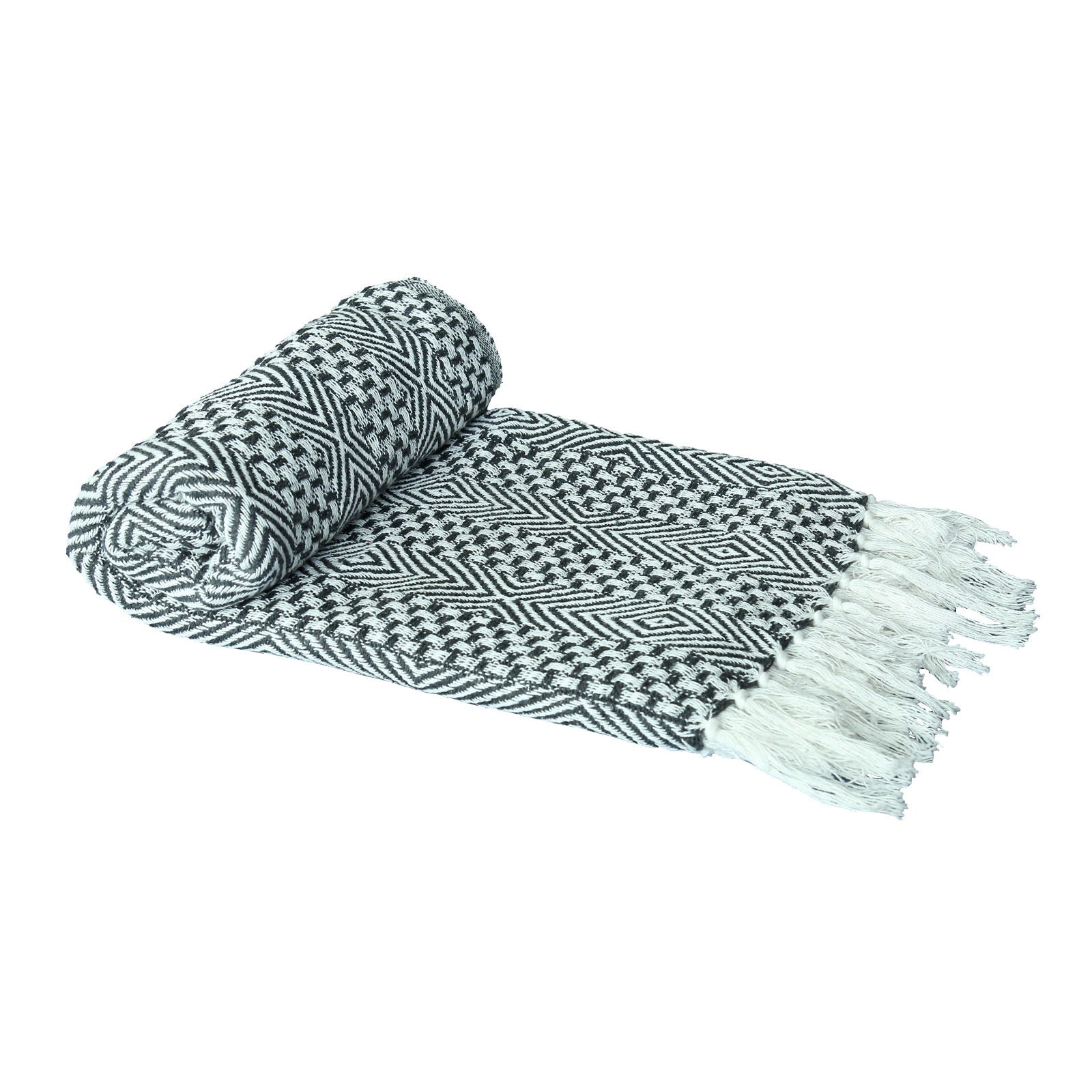 Rustic Farmhouse Throw Blanket Vintage Boho Room Decor Etsy