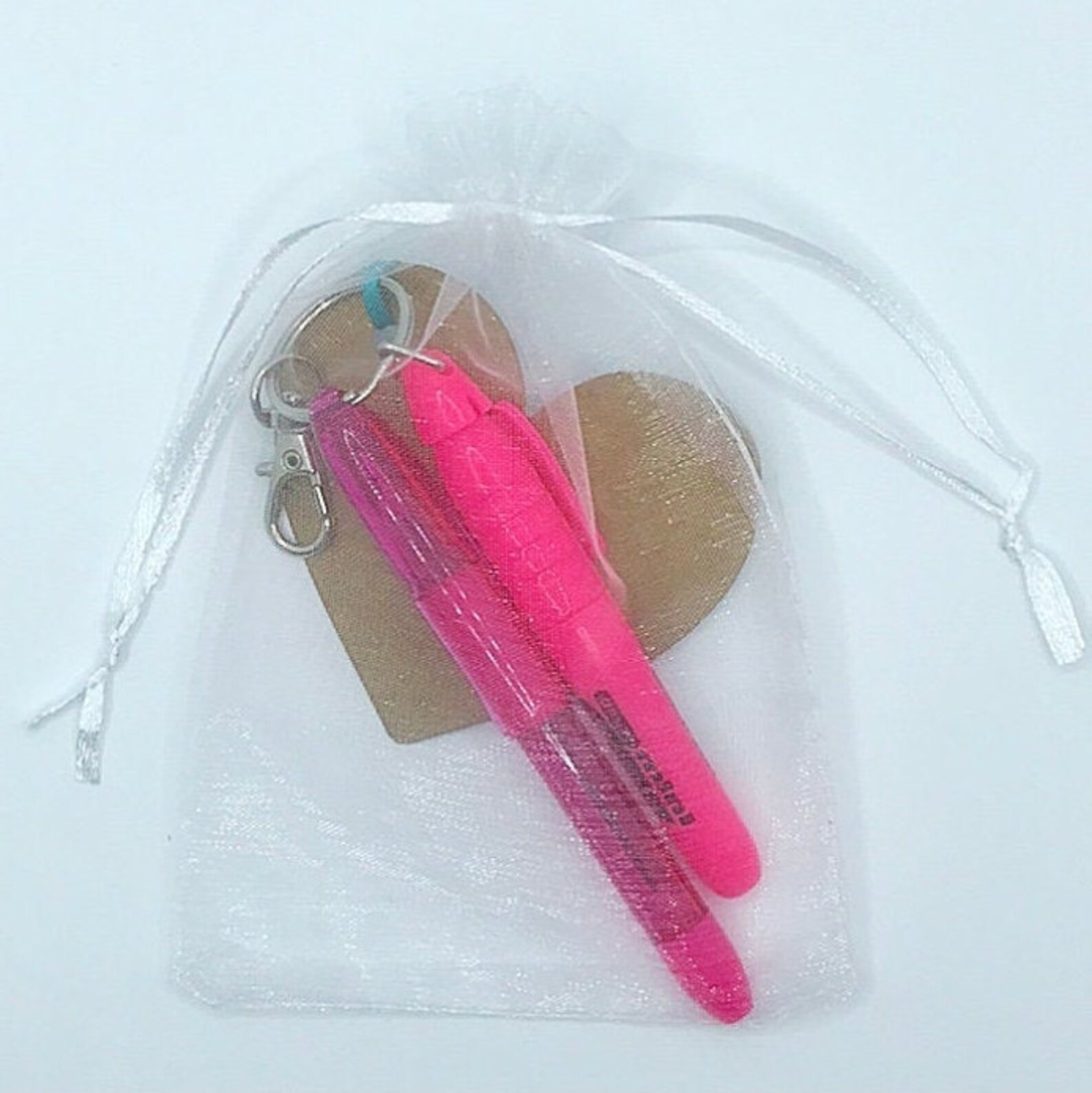 Pen & Highlighter Keychain Keychain Pen Keychain Etsy