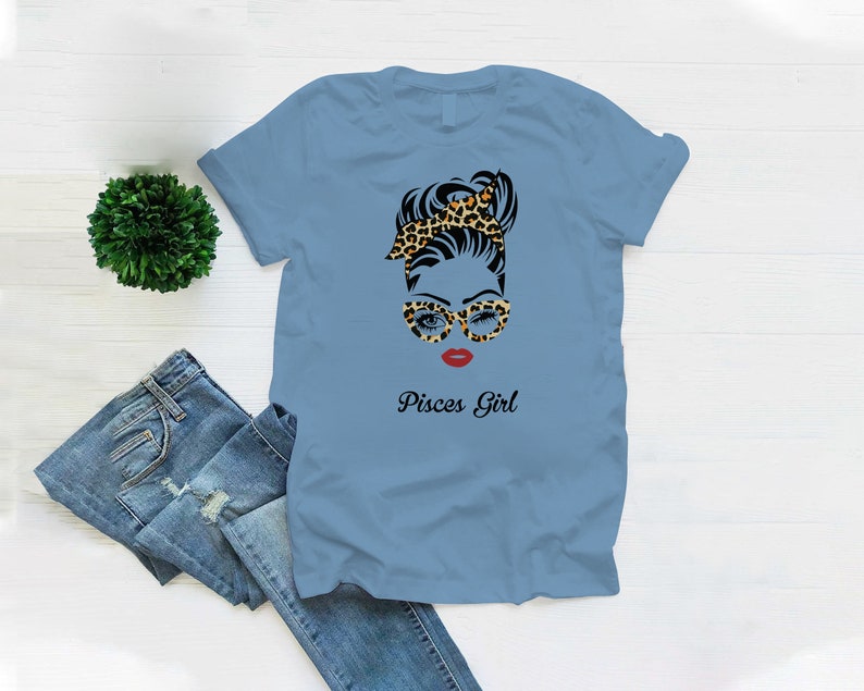 Pisces Girl SVG Leopard Girl Svg SVG Cutting File Cricut Svg Files For Cricut SvgDxfJpgEpsPng Instant Download Face Wink Eyes Lady