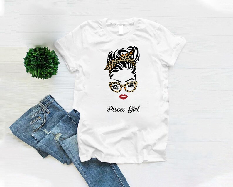 Pisces Girl SVG Leopard Girl Svg SVG Cutting File Cricut Svg Files For Cricut SvgDxfJpgEpsPng Instant Download Face Wink Eyes Lady