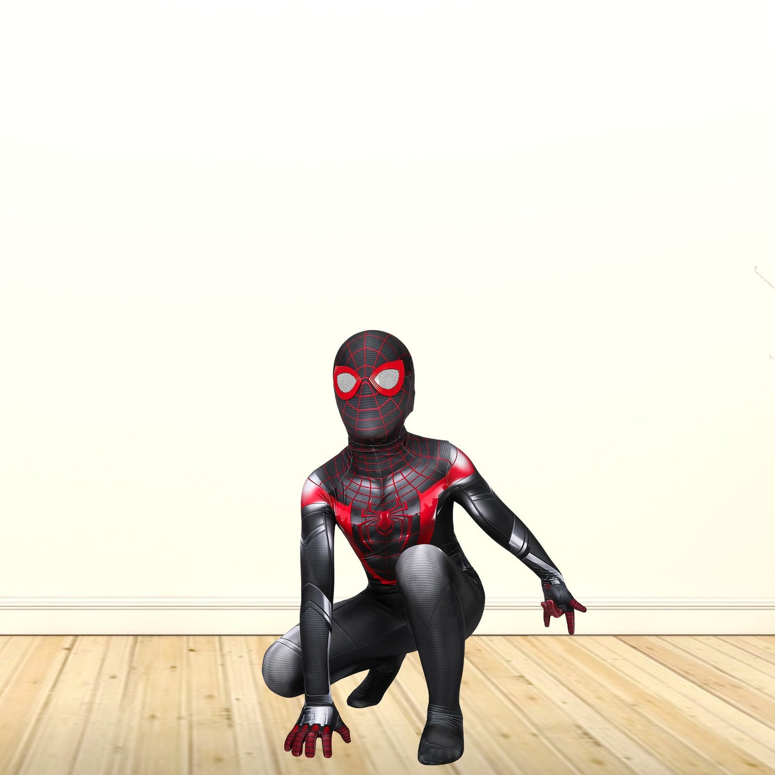 Spiderman Miles Morales PS5 Costume Cosplay Suit Kids Outfit Etsy