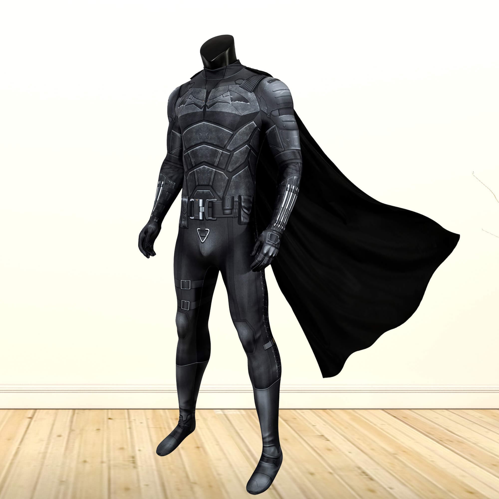 El traje de cosplay de batman 2021 Bruce Wayne Etsy España