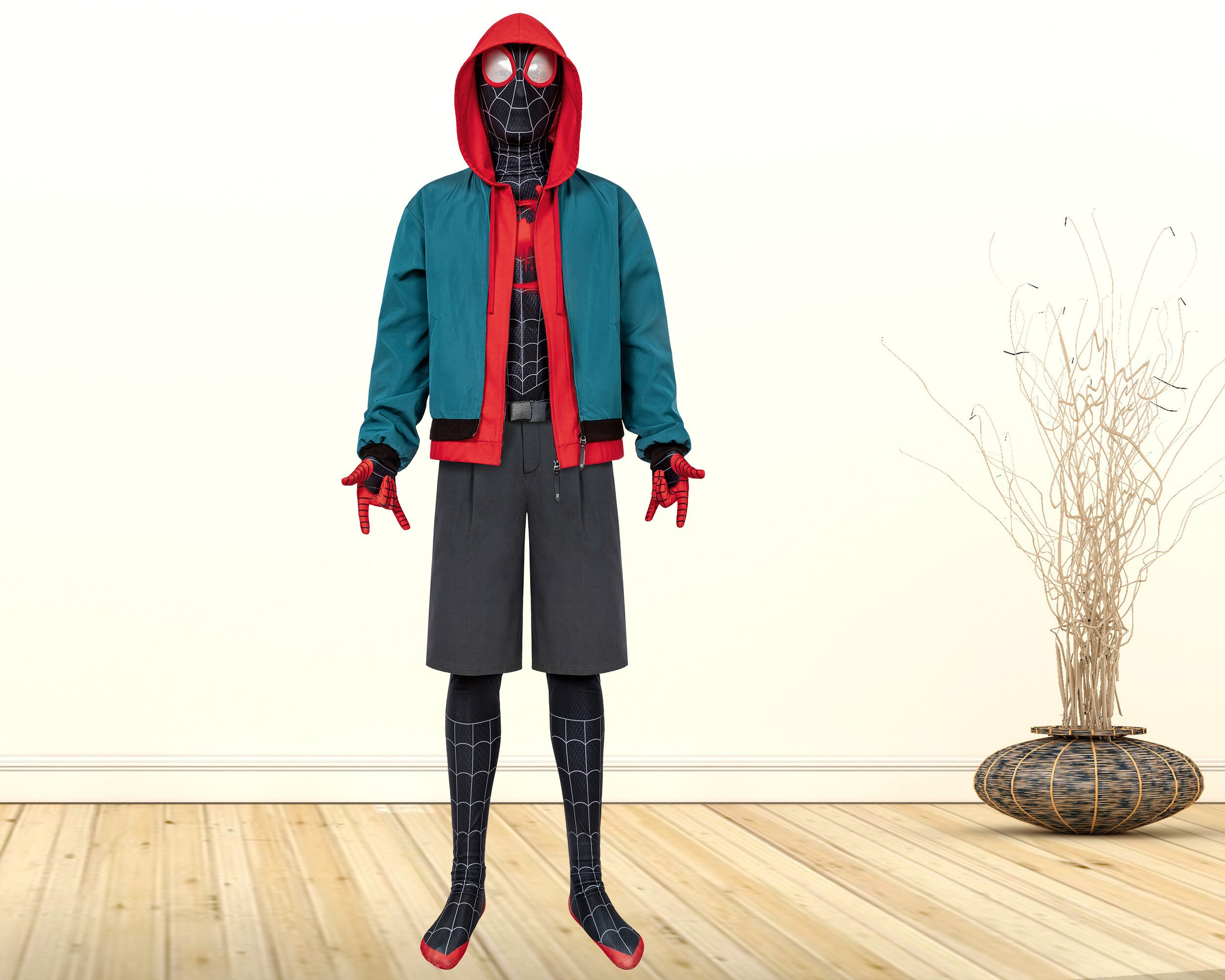 spider man miles hoodie