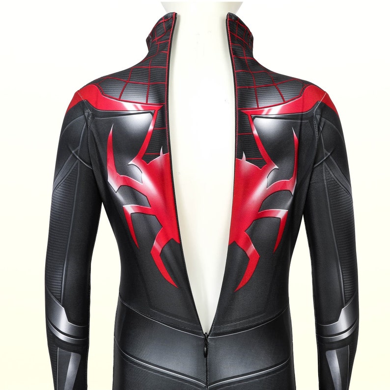 Spider-Man Miles Morales PS5 Costume Cosplay Suit Kids Outfit