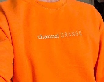 Channel Orange Crewneck Embroidered Odd Future OFWGKTA -  Ireland