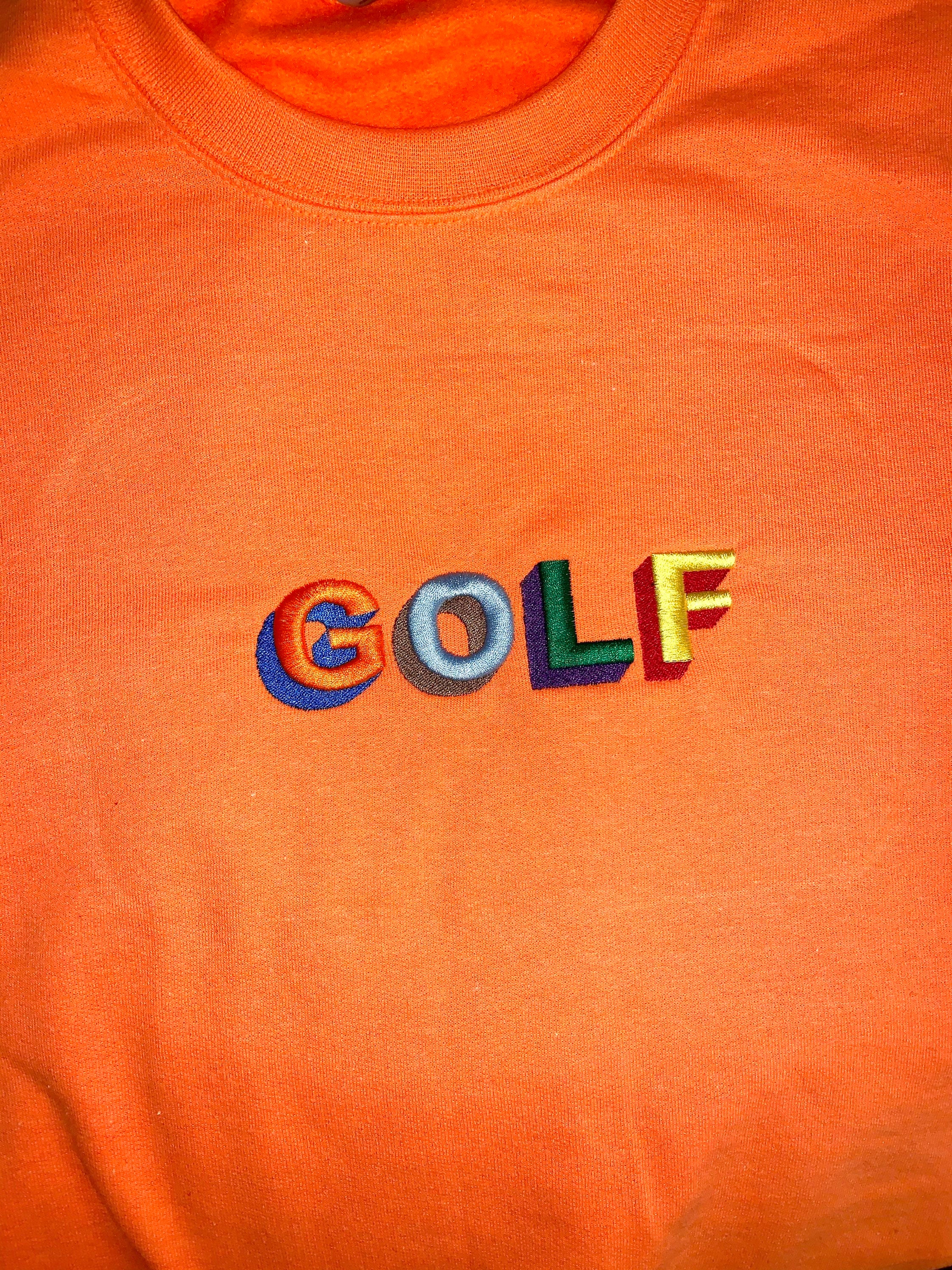 orange golf wang shirt