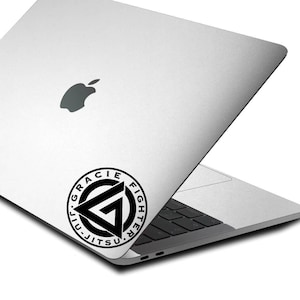 Gracie Fighter Jiu Jitsu Vinyl Decal - BJJ Sticker