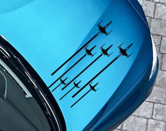 Star Wars X-Wing Car Decal: Warship Squad Vinyl Sticker
