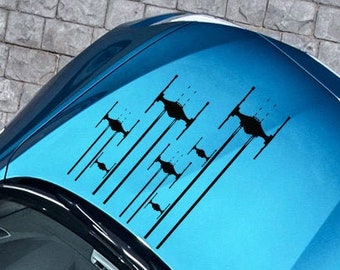 Star Wars Tie Fighter Squad Car Decal