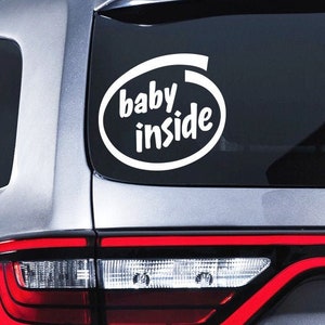 Naklejka na samochód Baby Inside Surf Naklejka na samochód Baby Inside