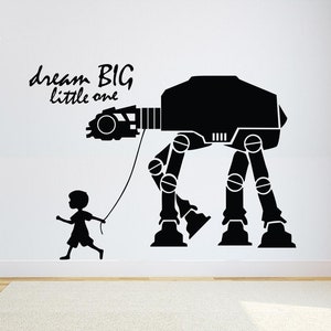 Dream Big Little One Star Wars Wandtattoo Kinderzimmer Aufkleber