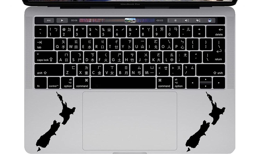 New Zealand Decal New Zealand Map Decal New Zealand Sticker Etsy