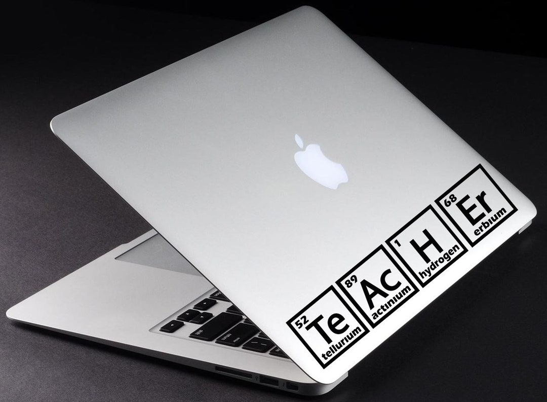 Teacher Decal Science Decal Periodic Table MacBook Decal Etsy