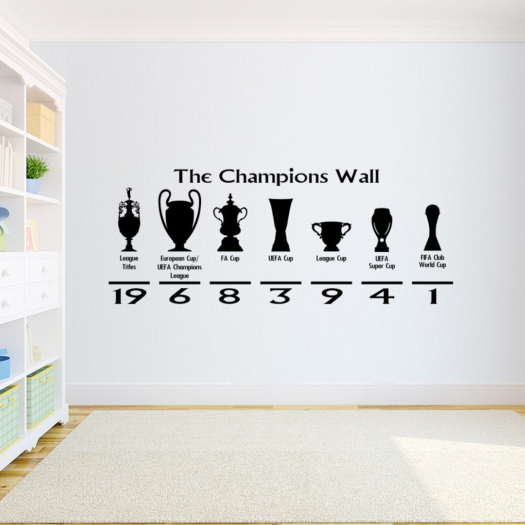 Liverpool FC Champion Wall Decal Etsy