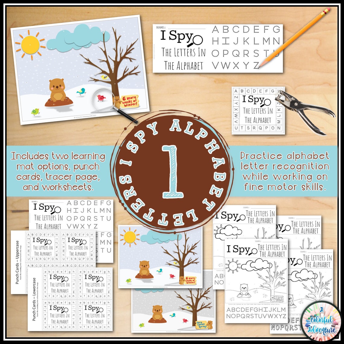 Groundhog Day Printables for Kids Educational Math, Literacy, and Fine ...