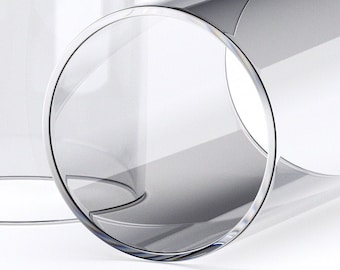 1x Premium Glaszylinder Windlichtglas Ersatzglas Windlicht LUISA offenes Glasrohr Zylinder Glas Draußen Outdoor & Drinnen Indoor - 4 Größen