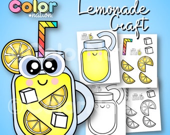 Lemonade Craft: Summer Bulletin Board Activity (PDF)