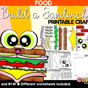 Bouw een afdrukbaar broodje - Food Craft - Chef voor een dag - Zomer