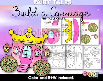 Build a Carriage Craft - Fairy Tale Activities - Storytelling Craft